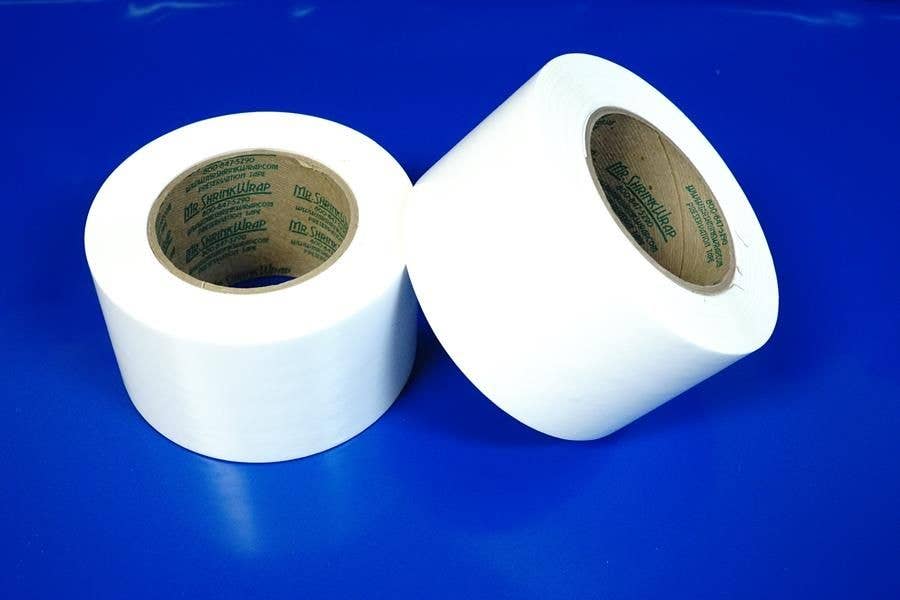 Four 1.88" x 36yds Marine Hull Wrap Rolls of White Preservation Tape PE8 7 4 