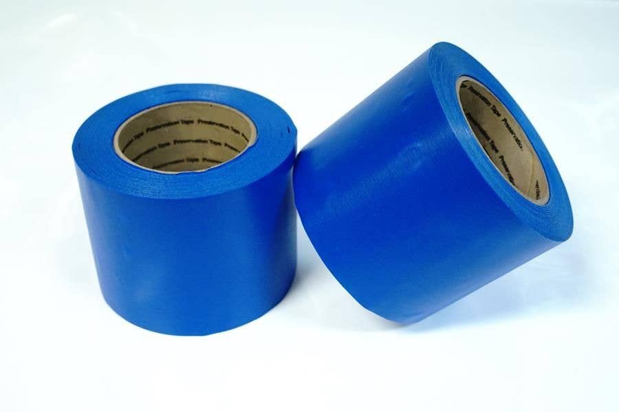 MSW-714C Clear Roll of 4" x 108' Preservation Tape 