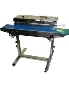 Band Sealer 40'/min Continuous Horizontal w/ Stand AIE-883BS