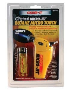 Micro-Jet Automatic Ignition Torch (Refillable Fuel Cell Included)