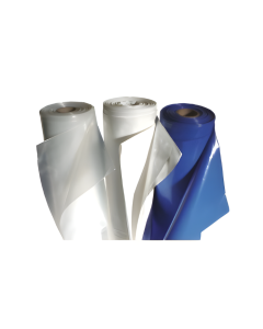 14' x 150' 6 mil White MSW Brand Shrink Wrap - Pallet of 20 Rolls