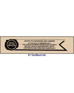 Style 1 Tan Black Ink