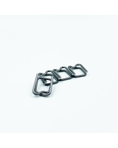 3/4" Self-Locking Metal Buckle for Shrink Wrap Strapping Systems - 25