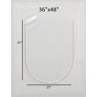 Zipper Access Door for Shrink Wrap Project Access 36" x 48"
