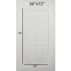 Case of 6 - 36" x 72" - Zipper Doors for Shrink Wrap Project Access 