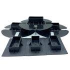 6-Pack of 3 End Caps and 3 Bottom Caps for Shrink Wrap Installation Support Poles