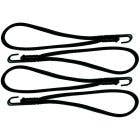 10" Bungee Black 4-Pack