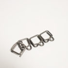 1/2" Self-Locking Metal Buckle for Shrink Wrap Strapping Systems - 25