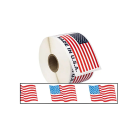 Printed Tape "American Flag" 3"W x 330' - Case of 24 Rolls