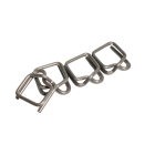1/2" Self-Locking Metal Buckle for Shrink Wrap Strapping Systems - 25