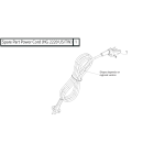 Professional Heat Gun Spare Part Power Cord (HG 2220 US/TW) (1620-1920 US/TW)