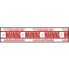 Printed Tape "Warning Pilfer Proof Tape" 2"W x 3000' - Case of 6 Rolls