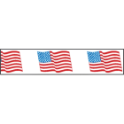 Printed Tape "American Flag" 2"W x 165' - Case of 36 Rolls