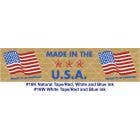 Printed "Made in the U.S.A." Reinforced Kraft Gummed Tape 3" x 375' Case of 8 Rolls