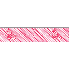 Printed Tape "Security Tape" 3"W x 165' - Case of 24 Rolls