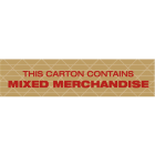 Printed Tape "Mixed Merchandise" 3"W x 330' - Case of 24 Rolls