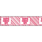 Printed Tape "Tamper Evident Tape" 2"W x 3000' - Case of 6 Rolls