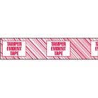 Printed Tape "Tamper Evident Tape" 3"W x 165' - Case of 24 Rolls