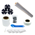 Shrink Wrap Kit for Boat with 14' X 33' 7 Mil Clear REACT Sustainable Shrink Wrap