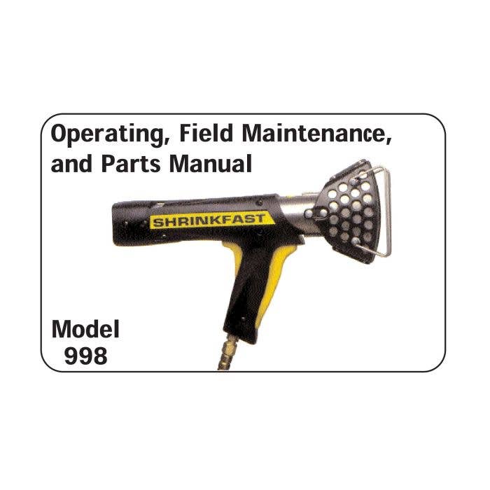 SHRINKFAST MARKETING Shrinkfast Heat Gun w/ Safety Cage Assembly, Safety  Trigger & Storage Case (998)