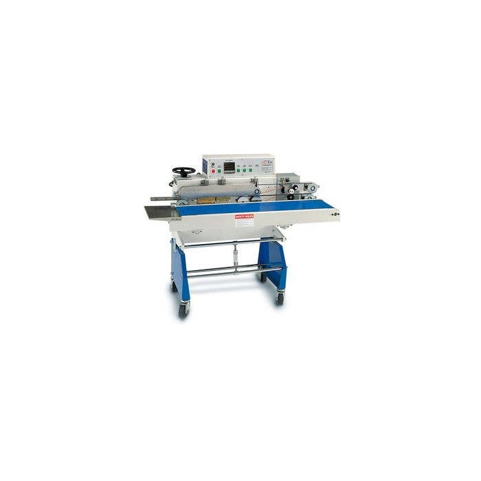 AIE 500 Hand Operated Impulse Sealer, Manual Bag Sealer with 2mm Seal Width, 20 inch Max. Seal Length - 800 Watts by American International Electric