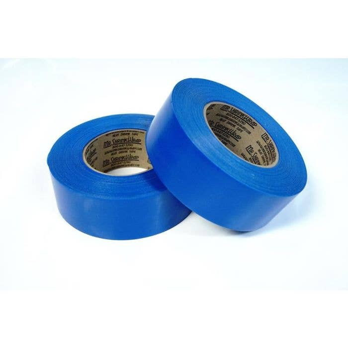 Restoration and Abatement - Tape and Adhesives - Poly Tape and Shrink Tape  - Multi-Purpose Film Tape, Blue, 3 in x 55 m, 7 mil