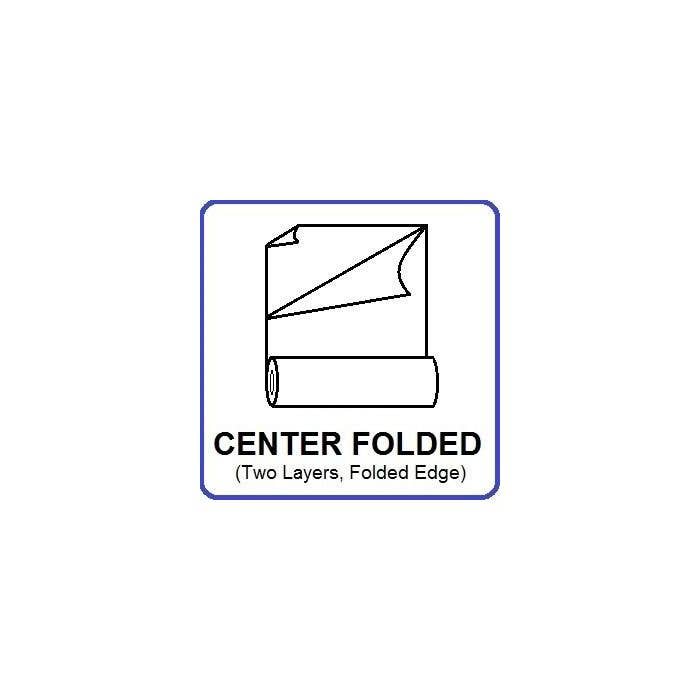 24 x 4,200' Center Folded Clear LDPE Shrink Bundling Film