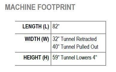 Combo Heavy Duty Shrink 17 X 21 Sealer Tunnel Hdx250 By Heat Seal