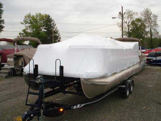 how to shrink wrap a pontoon