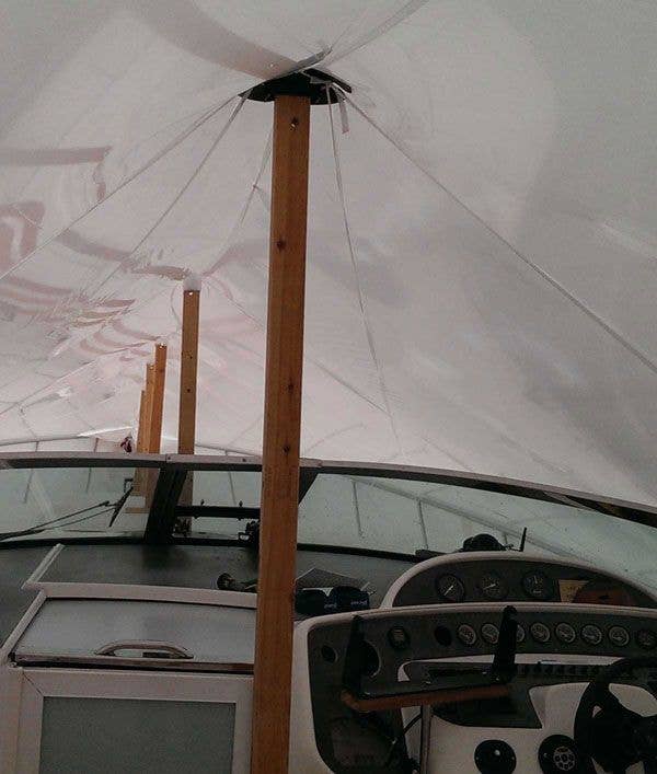 6 Pack 3 End Caps 3 Bottom Caps Shrink Wrap Support Poles