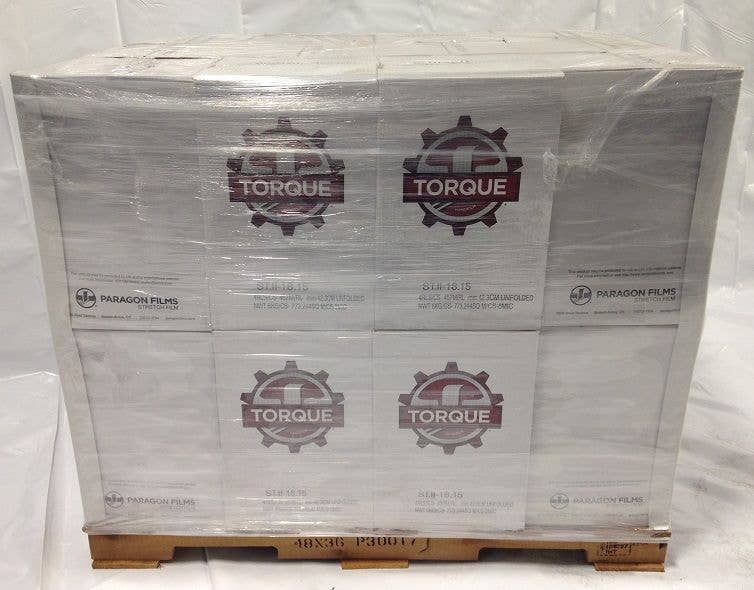 18 X 1500 Torque Stretch Wrap 43 Ga Pallet Of 24 Cases 96 Rolls
