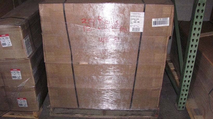 Pallet Shrink Stretch Wrapped